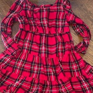 Plaid toddler dress